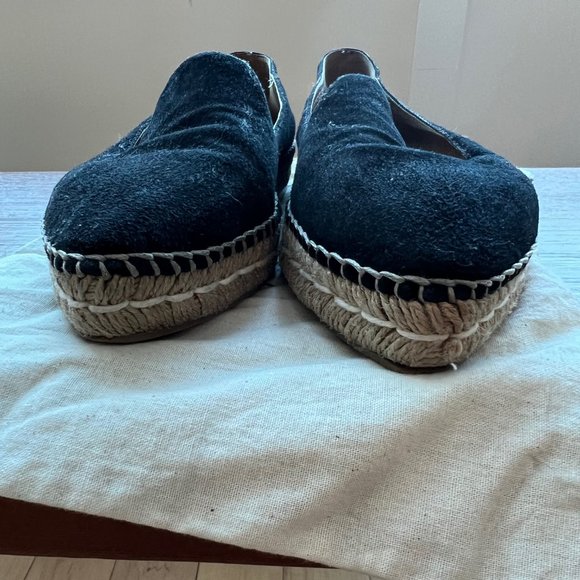 Prada Black Suede Espadrilles Size 35 - Picture 5 of 5